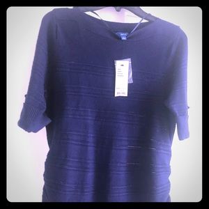 Apt 9 Navy Blue Sweater NWT